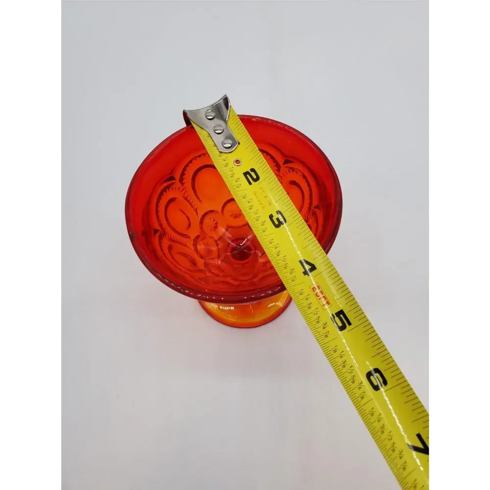 Red Glass Goblet - 4.5